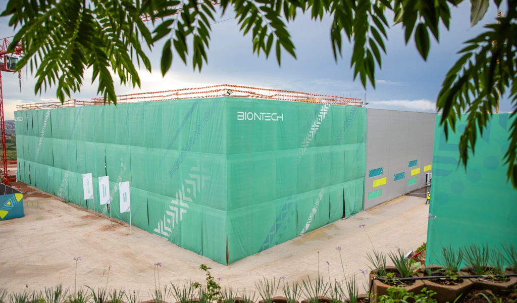 BioNTech mRNA-based vaccine manufacturing site in Kigali